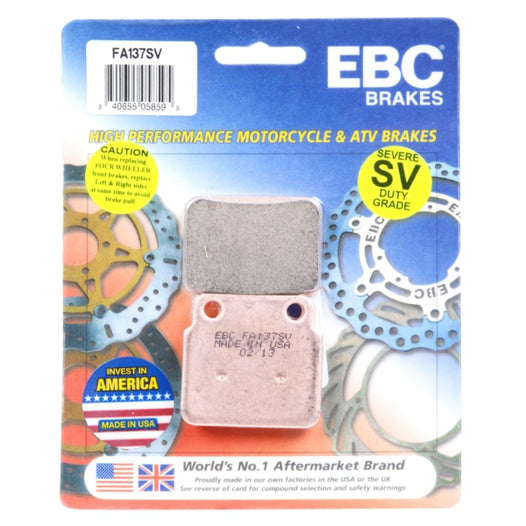 EBC "SV" Severe Duty Brake Pad (Brake Type: Brake pads) (Compatible Brand: Fits Kawasaki,Fits Suzuki)