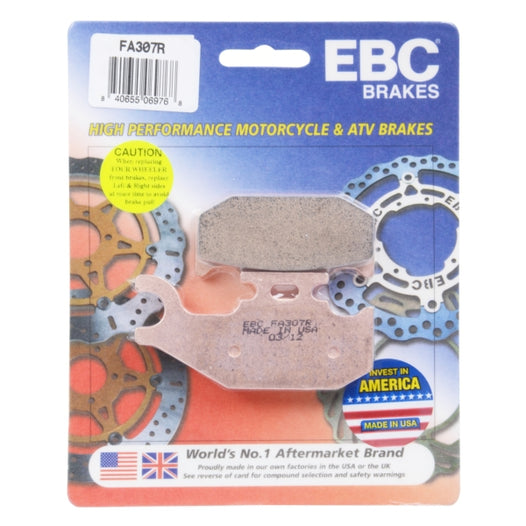 EBC “R“ Long Life Sintered Brake Pad (Brake Type: Brake pads) (Compatible Brand: Fits Honda,Fits Suzuki,Fits Can-am,Fits John Deere)