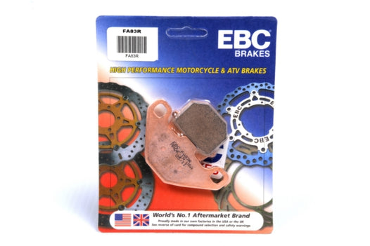 EBC “R“ Long Life Sintered Brake Pad (Brake Type: Brake pads) (Compatible Brand: Fits Kawasaki,Fits Suzuki,Fits Yamaha,Fits Can-am,Fits Polaris,Fits E-TON)