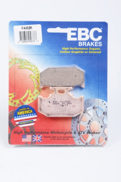 EBC “R“ Long Life Sintered Brake Pad (Brake Type: Brake pads) (Compatible Brand: Fits Kawasaki,Fits Suzuki,Fits Yamaha)