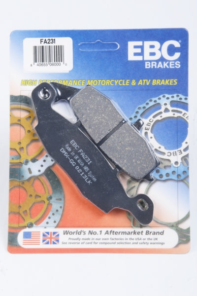 EBC Organic Brake Pad (Brake Type: Brake pads) (Compatible Brand: Fits Kawasaki,Fits Suzuki)