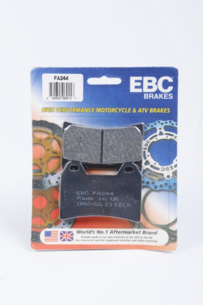 EBC Organic Brake Pad (Brake Type: Brake pads) (Compatible Brand: Fits KTM,Fits BMW,Fits Aprilia,Fits Ducati,Fits Kymco,Fits Victory,Fits Moto Guzzi)