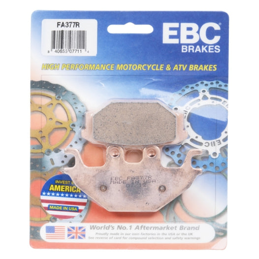 EBC “R“ Long Life Sintered Brake Pad (Brake Type: Brake pads) (Compatible Brand: Fits Kawasaki,Fits BMW,Fits Kymco,Fits Can-am,Fits Arctic cat,Fits Sym,Fits TGB)