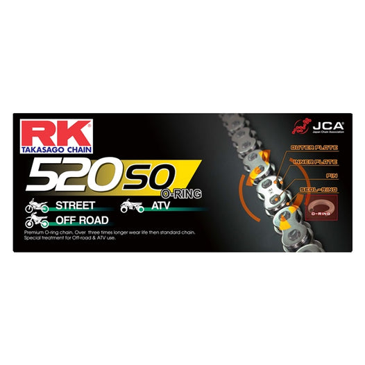 RK EXCEL Drive Chain - 520SO