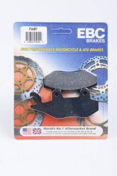 EBC Organic Brake Pad (Brake Type: Brake pads) (Compatible Brand: Fits Kawasaki,Fits Kymco)