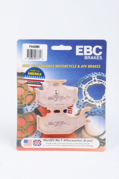 EBC “R“ Long Life Sintered Brake Pad (Brake Type: Brake pads) (Compatible Brand: Fits Yamaha,Fits Hisun)