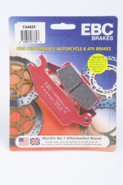 EBC "X" Carbon Graphite Brake Pad (Brake Type: Brake pads) (Compatible Brand: Fits Yamaha)
