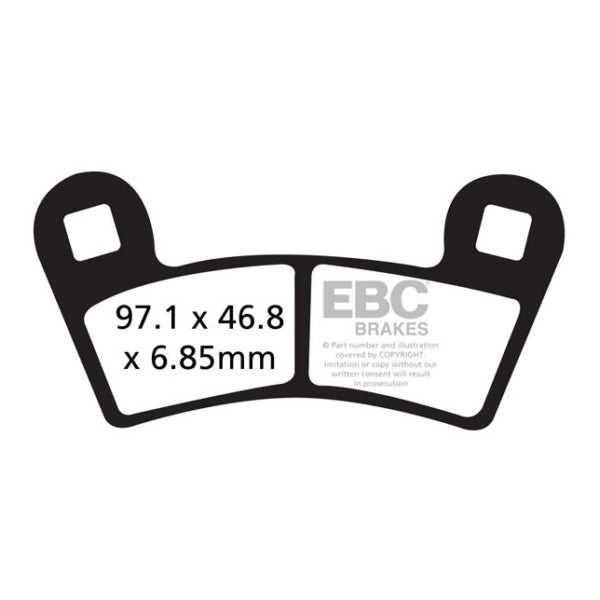 EBC "SV" Severe Duty Brake Pad (Brake Type: Brake pads) (Compatible Brand: )