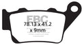 EBC V-Pad Brake Pad (Brake Type: Brake pads) (Compatible Brand: Fits Husqvarna,Fits KTM,Fits BMW,Fits Triumph,Fits Aprilia,Fits Ducati,Fits Victory,Fits Zero)