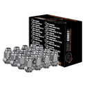 WCA Conical Lug Nut Kit (16) with Tip Closed