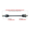 Kimpex HD Complete HD Axle (Position: Front left,Front right)